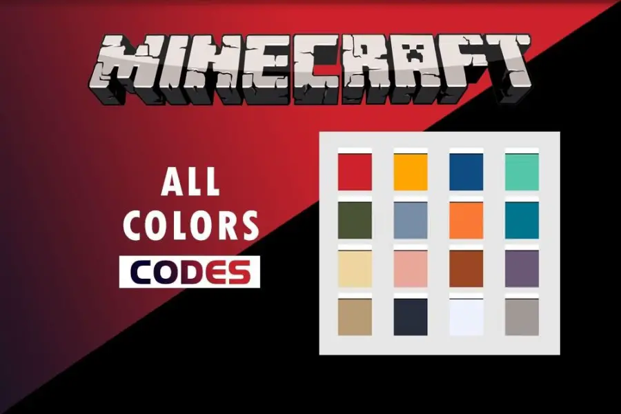 minecraft color codes