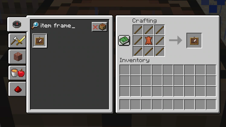 minecraft item frame