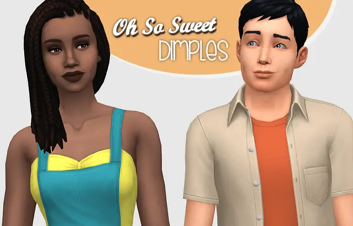 oh sa sweet dimples sims mod