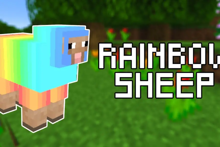 Minecraft Rainbow Sheep