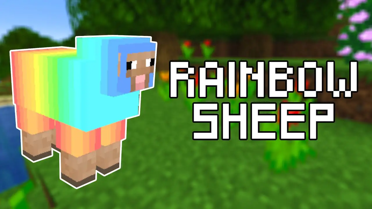 How to Make a Rainbow Sheep in Minecraft? My Otaku World