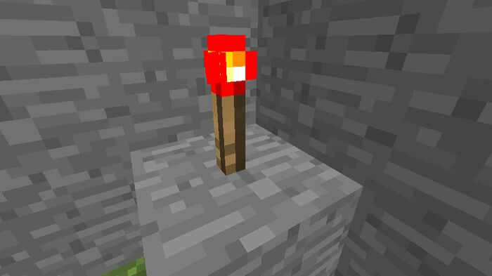 redstone torches minecraft 1