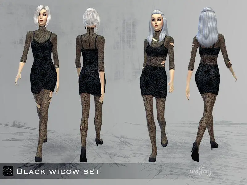 sims4 black widow set 1