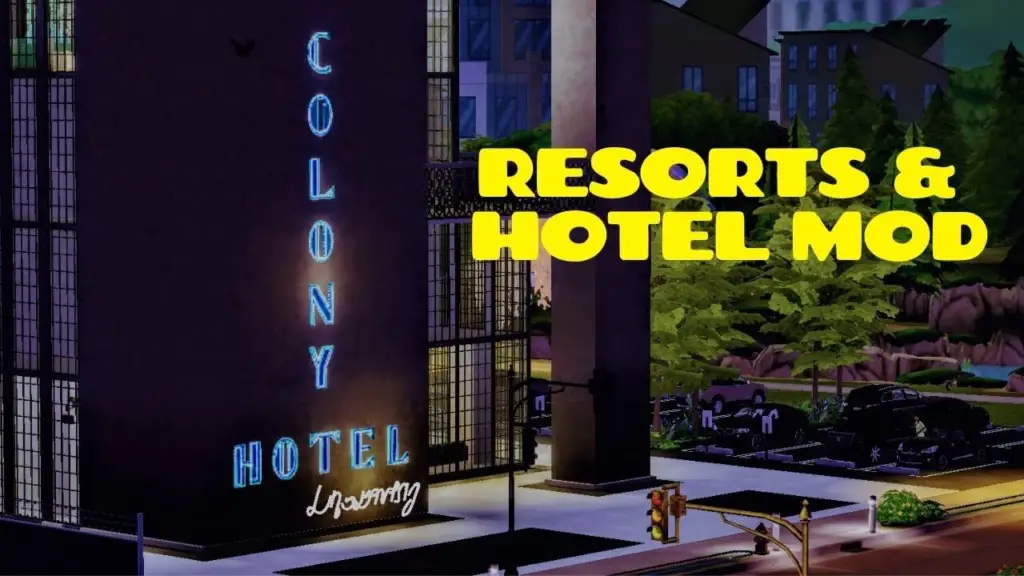 sims4 resorts and hotels mod