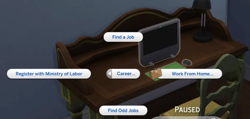 sims4 work from home mod