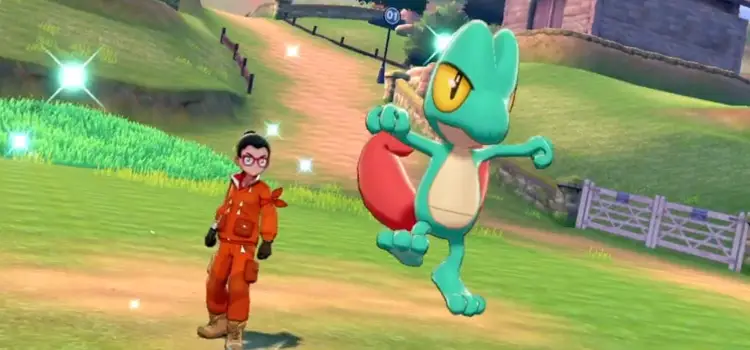 00 featured shiny treecko pokemon battle screenshot