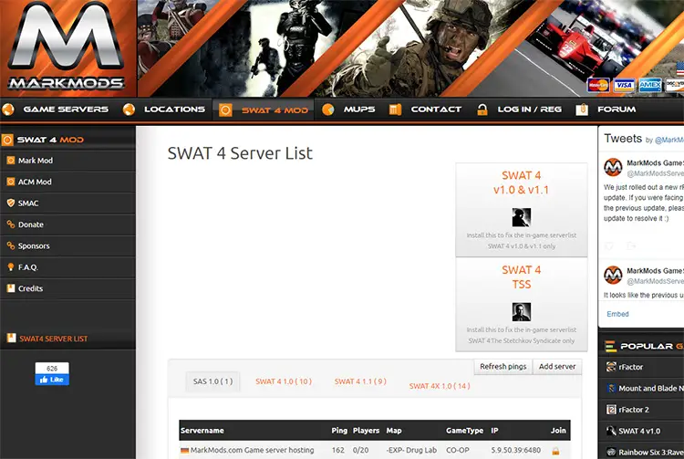 04 markmods server list swat4