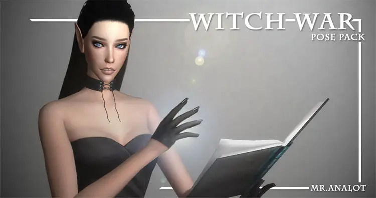 11 witch war poses pack sims 4 cc