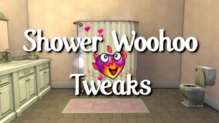 13 shower woohoo tweaks sims4 mod
