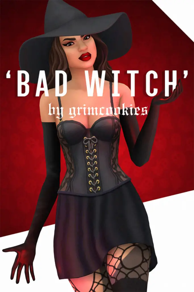 15 bad witch sims 4 cc screenshot