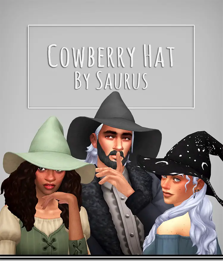 17 cowberry hat sims 4 cc screenshot