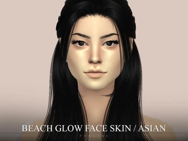 Beach Glow Asian Face Skin