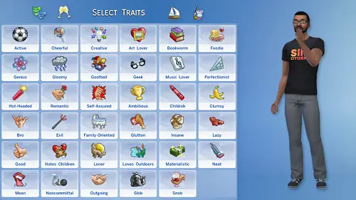 Change Traits in Sims 4