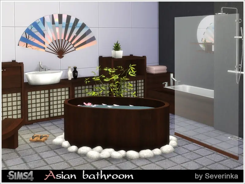 East Asian Bathroom–Plant