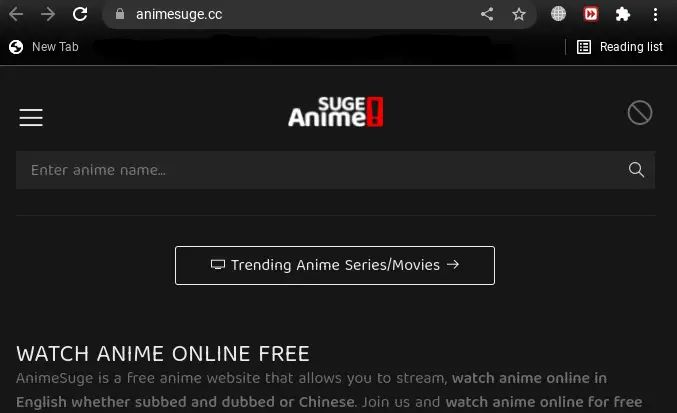 Is Animesuge Safe Legit to Watch Anime Online