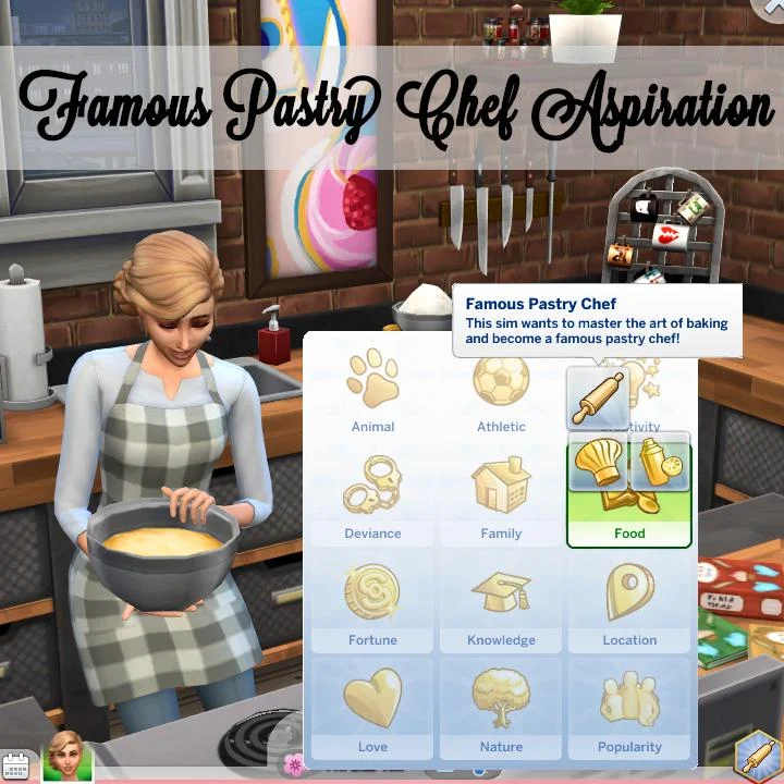 MTS xbrettface 1869278 FamousPastryChefAspiration 38 Best Sims 4 Aspiration Mods