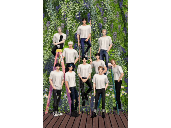 Relaxlalas Ladders Group Poses For Sims 4Relaxlalas Ladders Group Poses For Sims 4