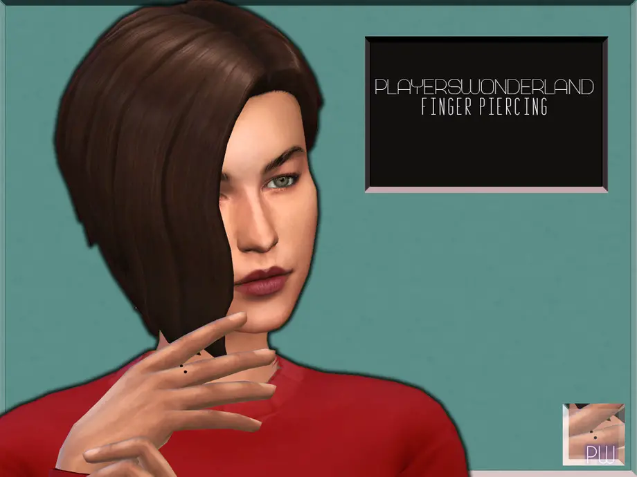 Sims 4 Finger Piercing
