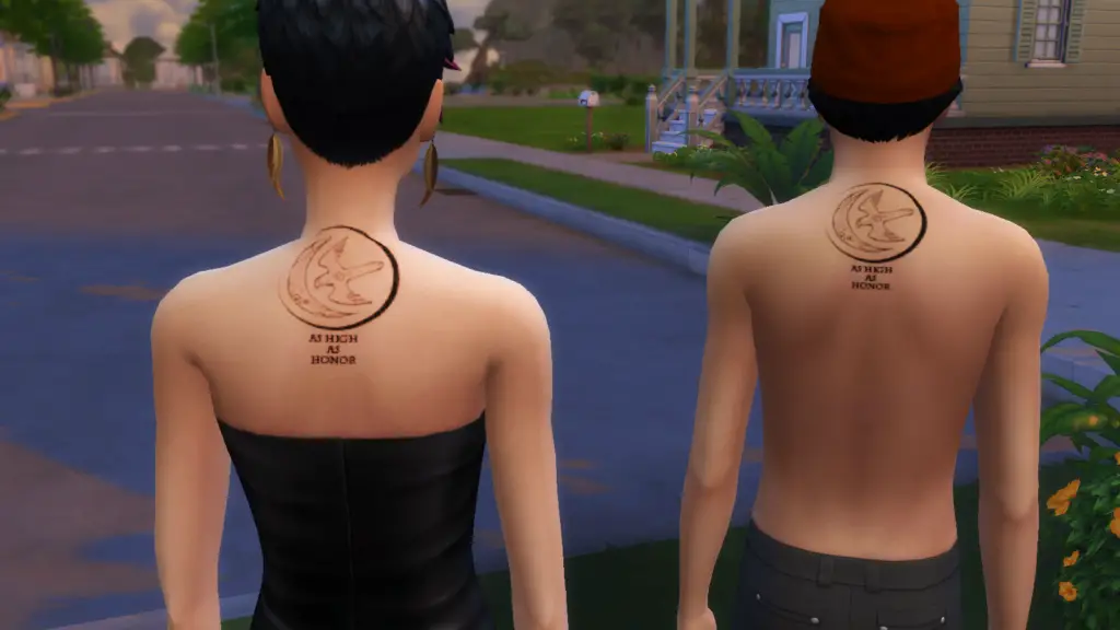 Trillyke Back Tattoos