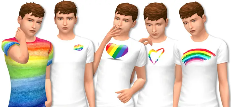 00 featured pride tees for males sims4 cc preview