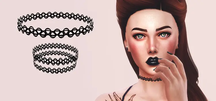 00 featured tattoo choker necklace sims4 cc preview