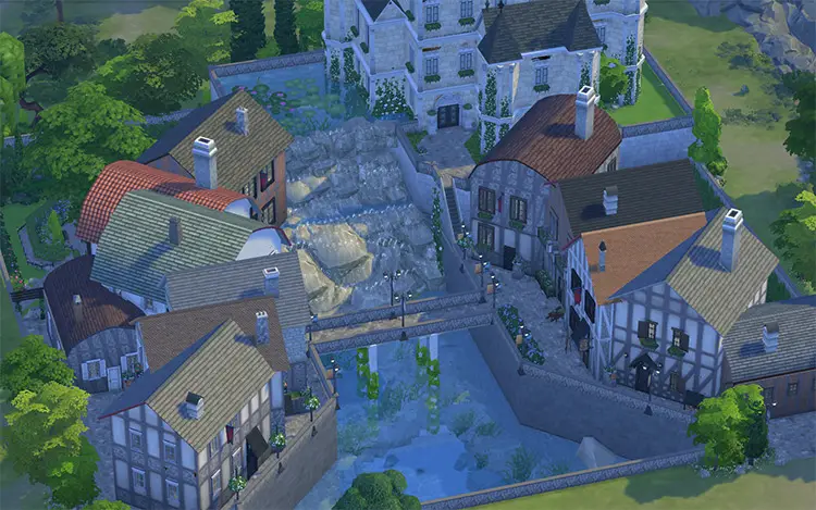 05 old french village mod sims4