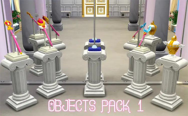 05 sailor moon objects pack sims4 cc