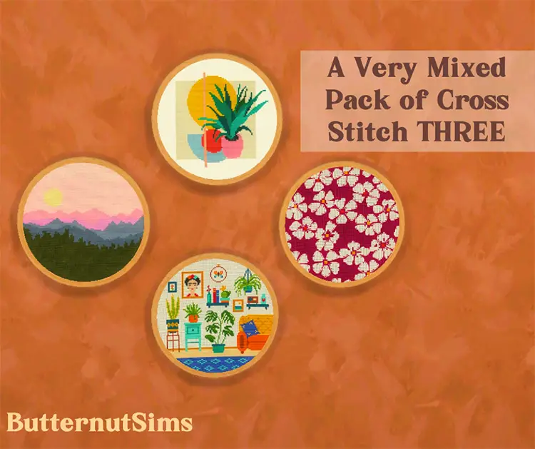 09 a very mixed pack of cross stitch ts4 cc 1