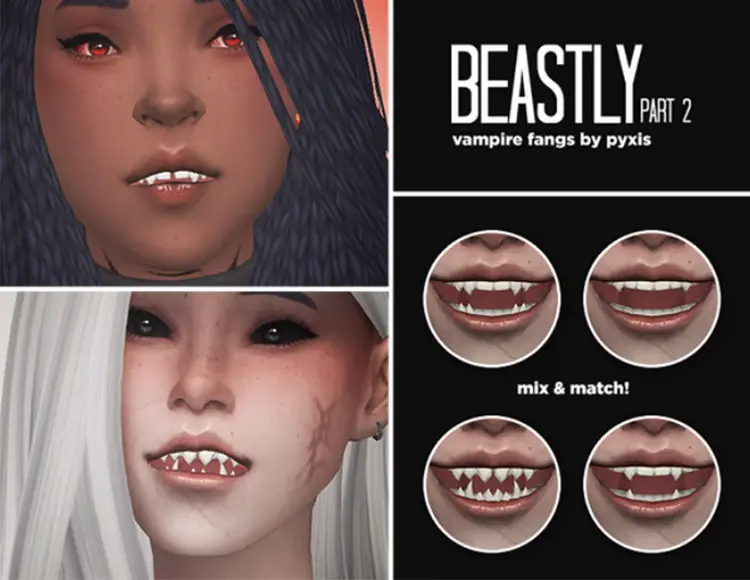 18 Best Sims 4 Custom Teeth Mods & CC Packs - My Otaku World