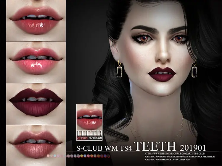 12 ts4 teeth 201901 sims 4 cc 18 Best Sims 4 Custom Teeth Mods & CC Packs