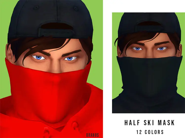 13 half ski mask sims4 cc