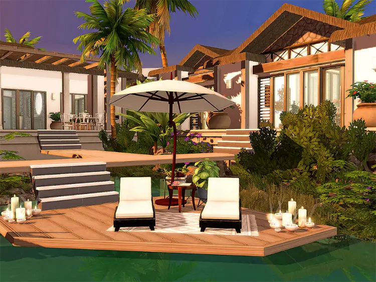 14 caribbean villa by sarina sims ts4 cc