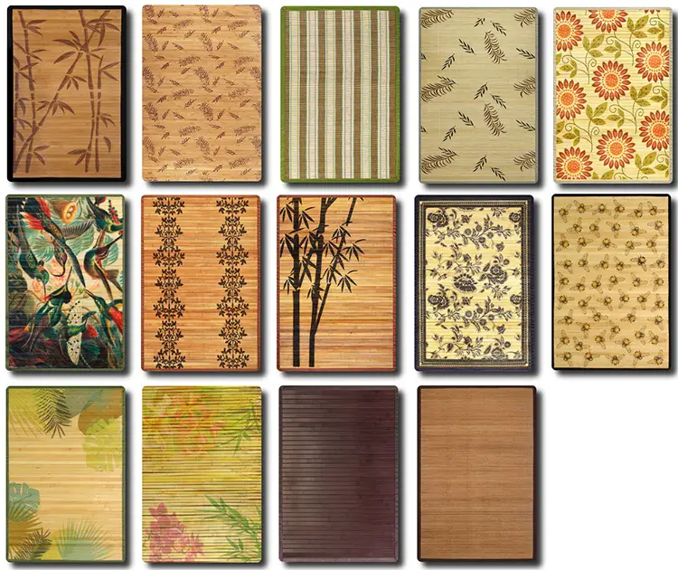 20 bamboo rugs cc sims4