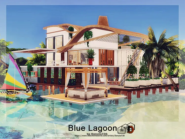 22 blue lagoon sims4 cc
