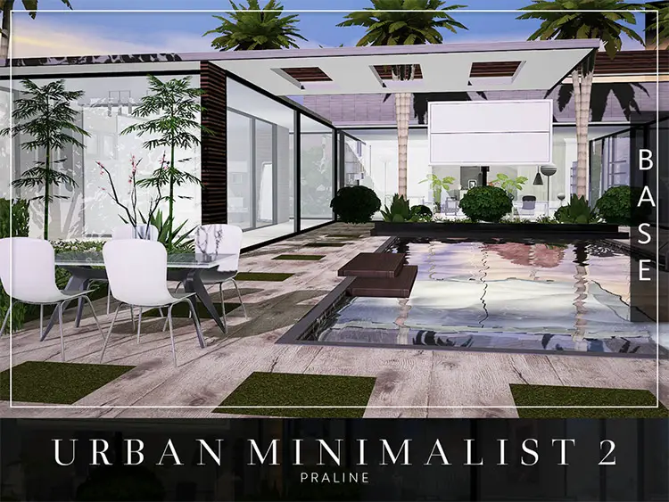 32 urban minimalist sims4 cc