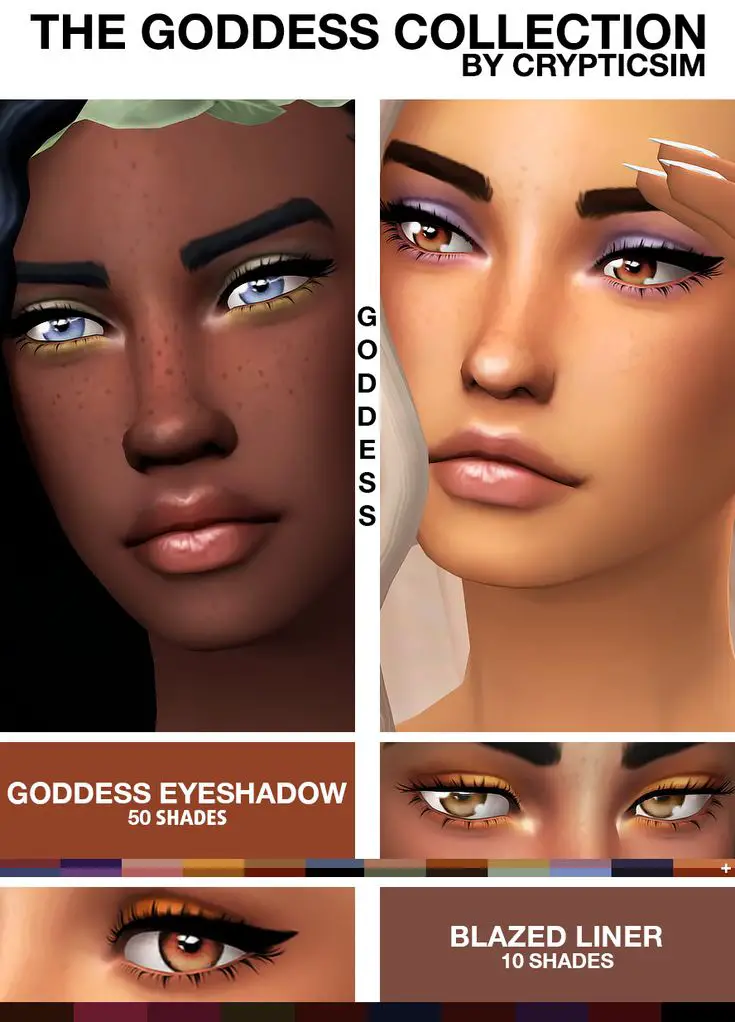 3b57f5c8448f055391c1da71c27a7b1d 25 Best Sims 4 Makeup CC Packs & Mods