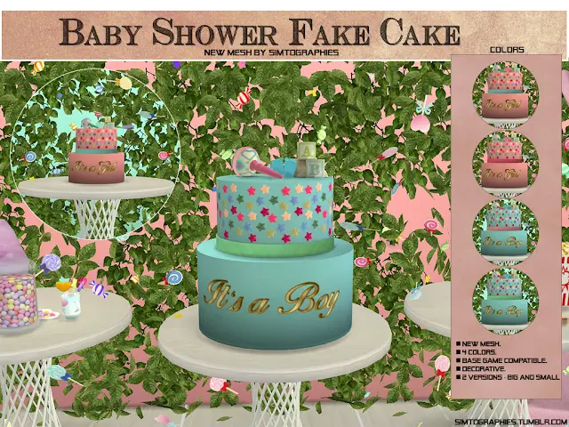 Baby Shower Fake Cake