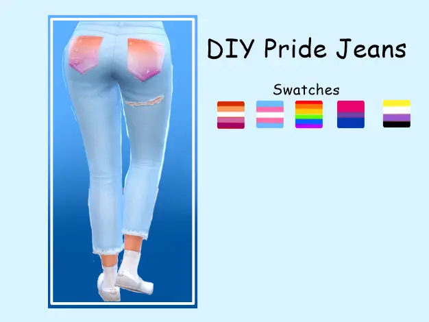 DIY Pride Jeans