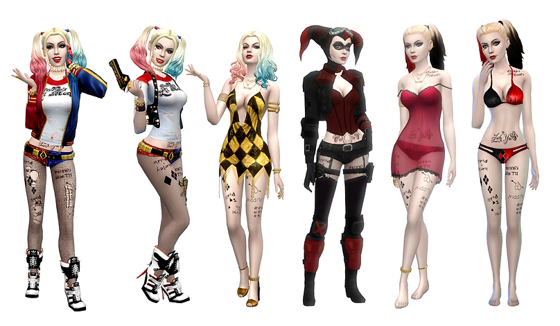 Royalty Harley Quinn Outfit. 18 Best Sims 4 Harley Quinn CC Packs