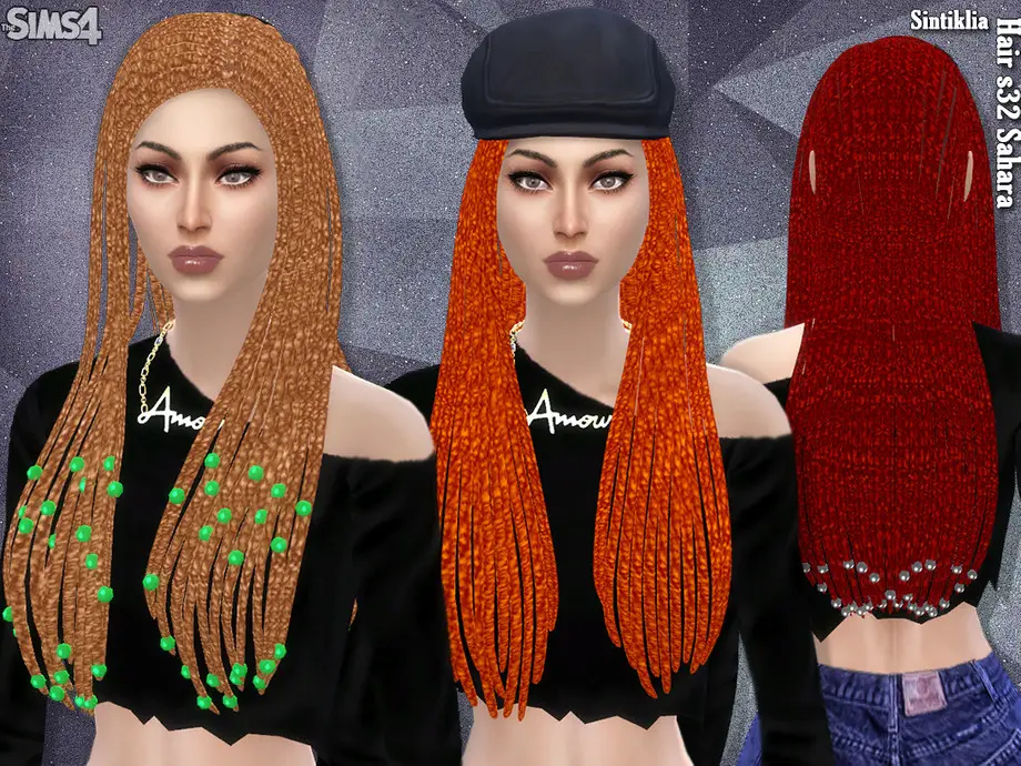 Sahara Dreads 18 Best Sims 4 Dreadlocks Hair CC