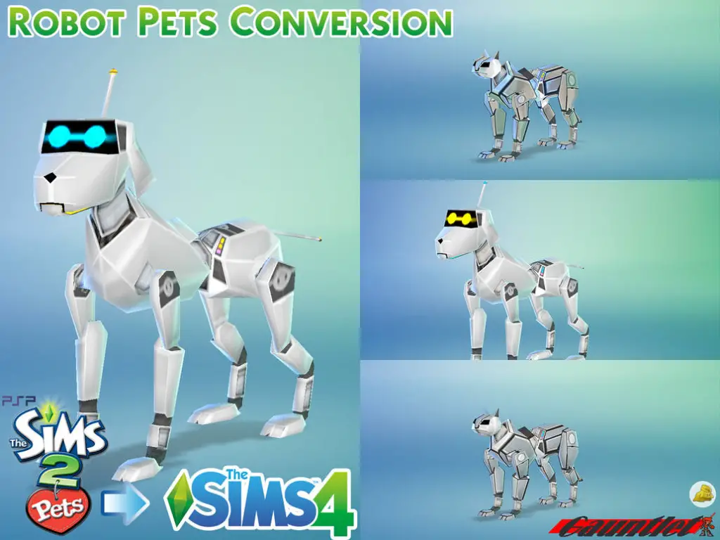 Sims 2 to Sims 4 Robot Pet Conversion