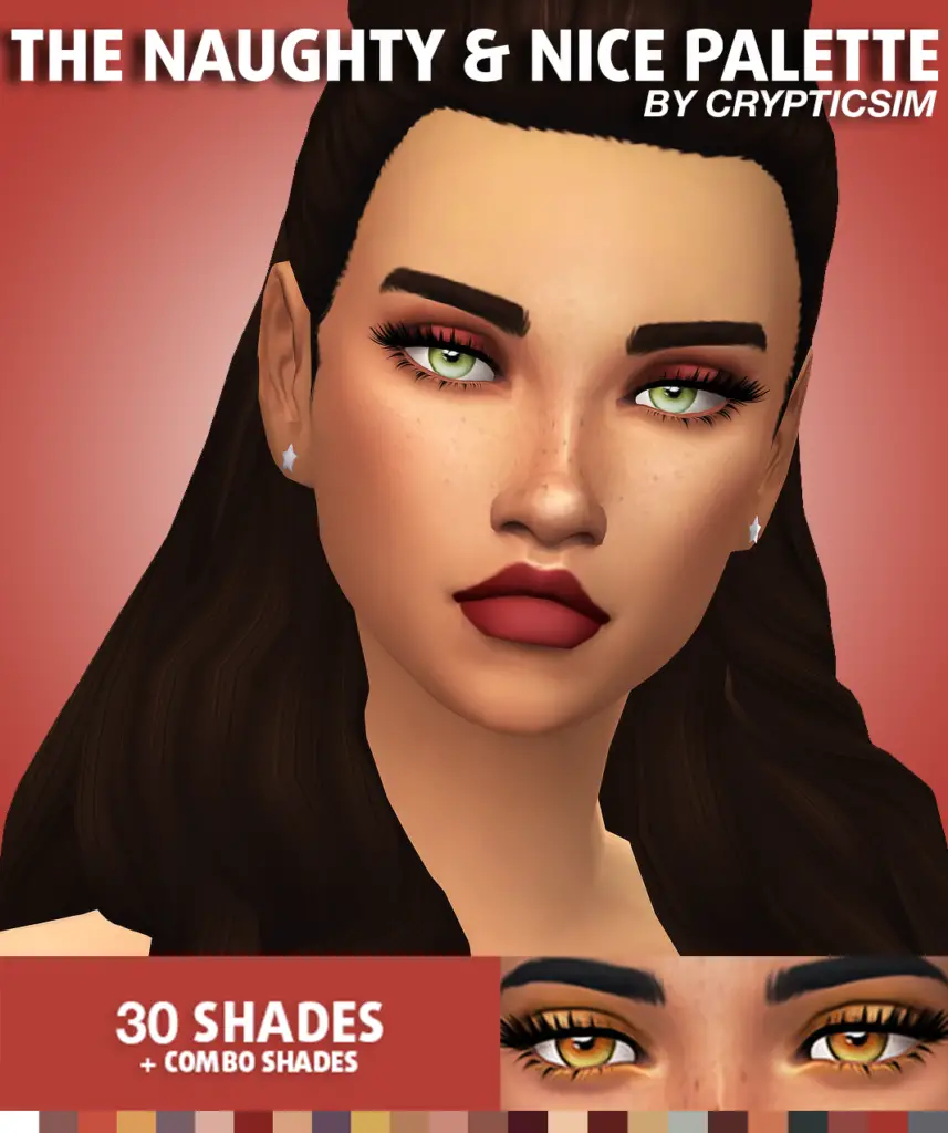 Sims 4 Modern Renaissance Eyeshadow Palette by crypticsim 1
