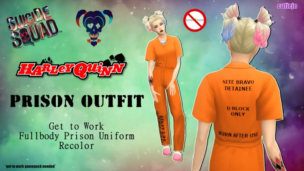 tumblr pocz1z2LIH1y0e62ao1 1280 18 Best Sims 4 Harley Quinn CC Packs