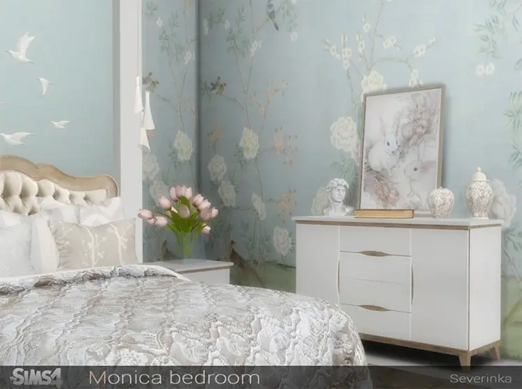 02 monica bedroom cc set sims4