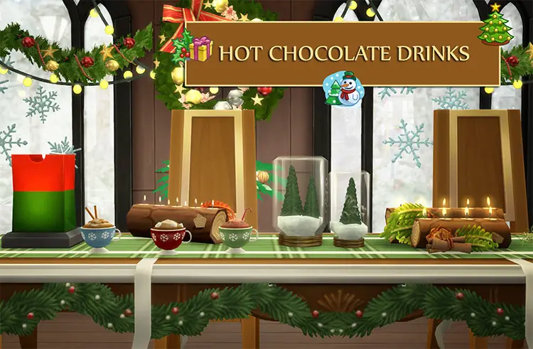 16 hot chocolate drinks sims4 cc