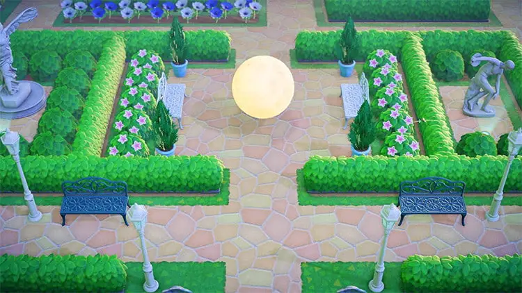 26 moonlit garden square acnh 1