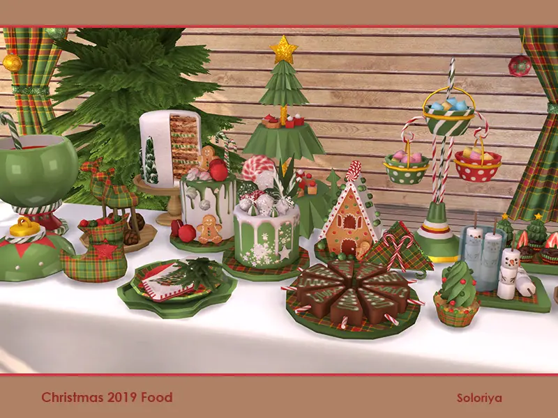 Christmas Bundle 3 new custom recipes by Robyn Locksley SIMS