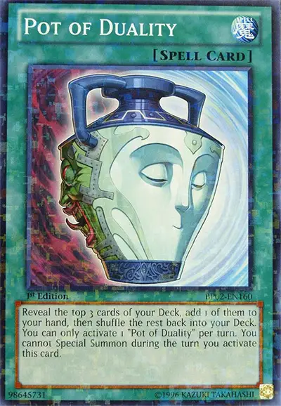 01 pot of duality card yugioh