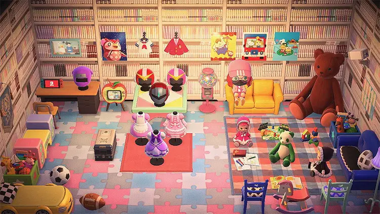 11 anime living room playroom acnh
