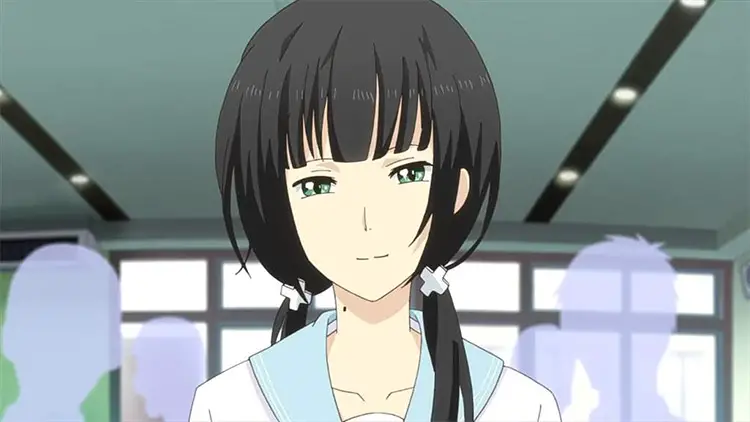 14 hishiro chizuru anime screenshot 55 Stunning Anime Girls with Black Hair